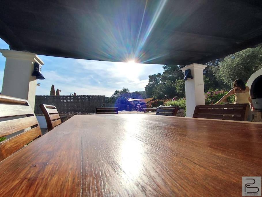 Casa Can Lluc Con Piscina, Jardin Y Vista Al Campo Sant Miquel de Balansat Extérieur photo