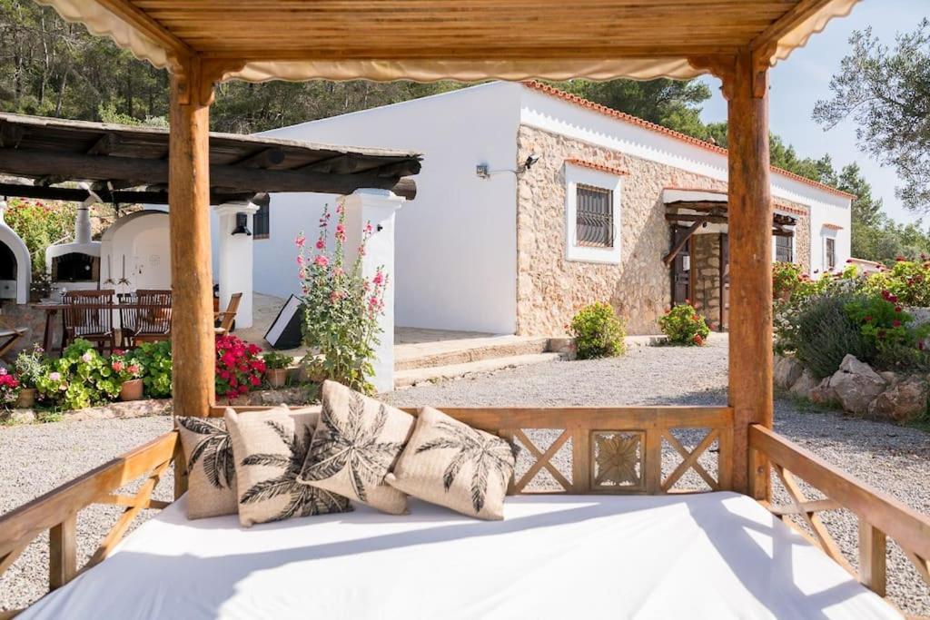 Casa Can Lluc Con Piscina, Jardin Y Vista Al Campo Sant Miquel de Balansat Extérieur photo