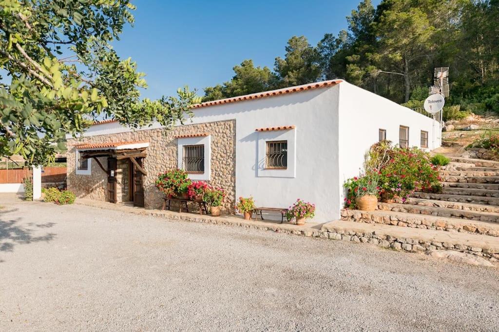 Casa Can Lluc Con Piscina, Jardin Y Vista Al Campo Sant Miquel de Balansat Extérieur photo
