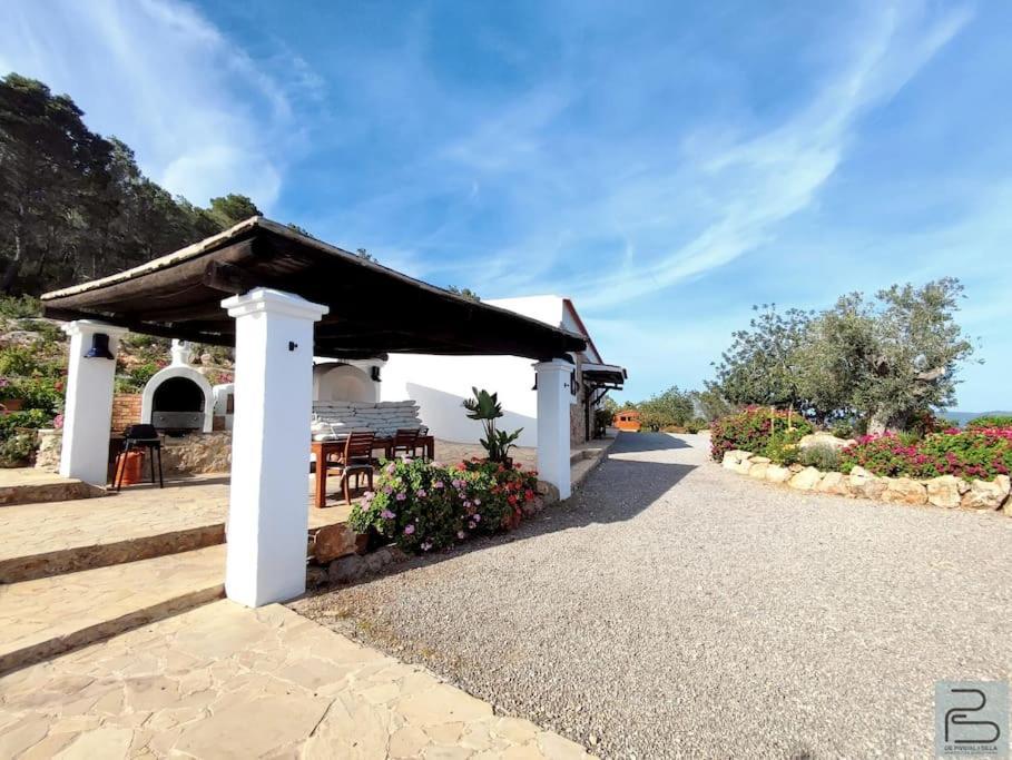 Casa Can Lluc Con Piscina, Jardin Y Vista Al Campo Sant Miquel de Balansat Extérieur photo