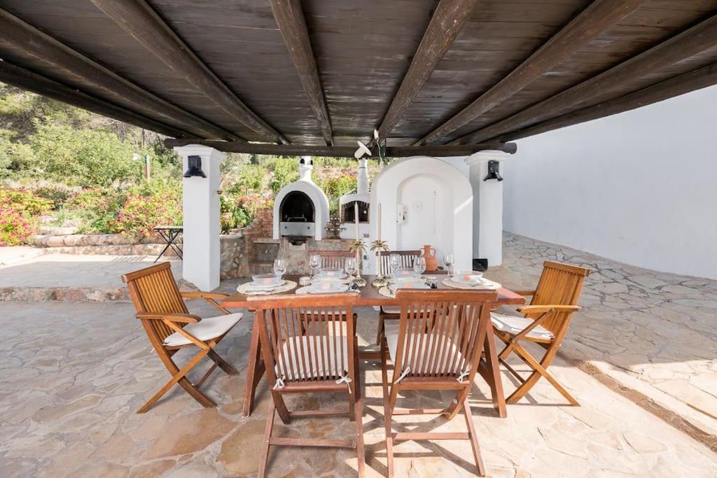 Casa Can Lluc Con Piscina, Jardin Y Vista Al Campo Sant Miquel de Balansat Extérieur photo