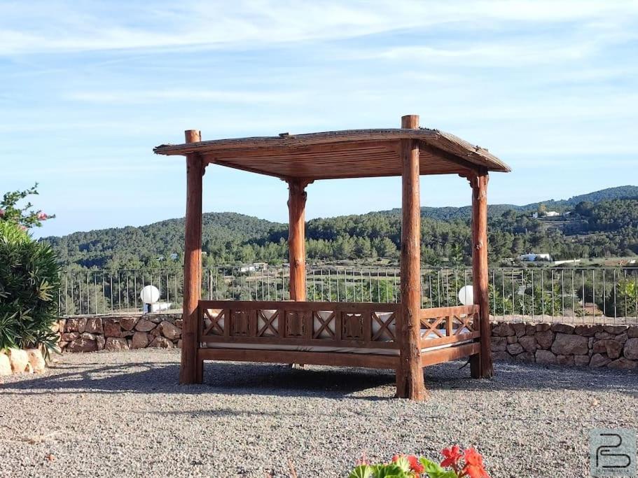 Casa Can Lluc Con Piscina, Jardin Y Vista Al Campo Sant Miquel de Balansat Extérieur photo