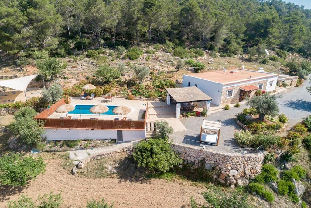 Casa Can Lluc Con Piscina, Jardin Y Vista Al Campo Sant Miquel de Balansat Extérieur photo