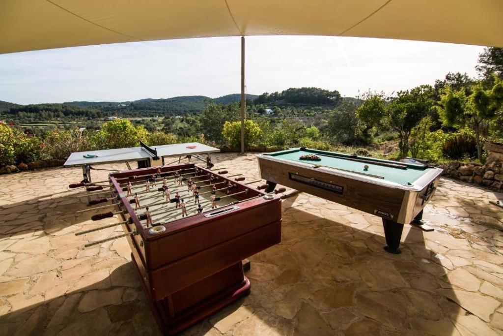 Casa Can Lluc Con Piscina, Jardin Y Vista Al Campo Sant Miquel de Balansat Extérieur photo
