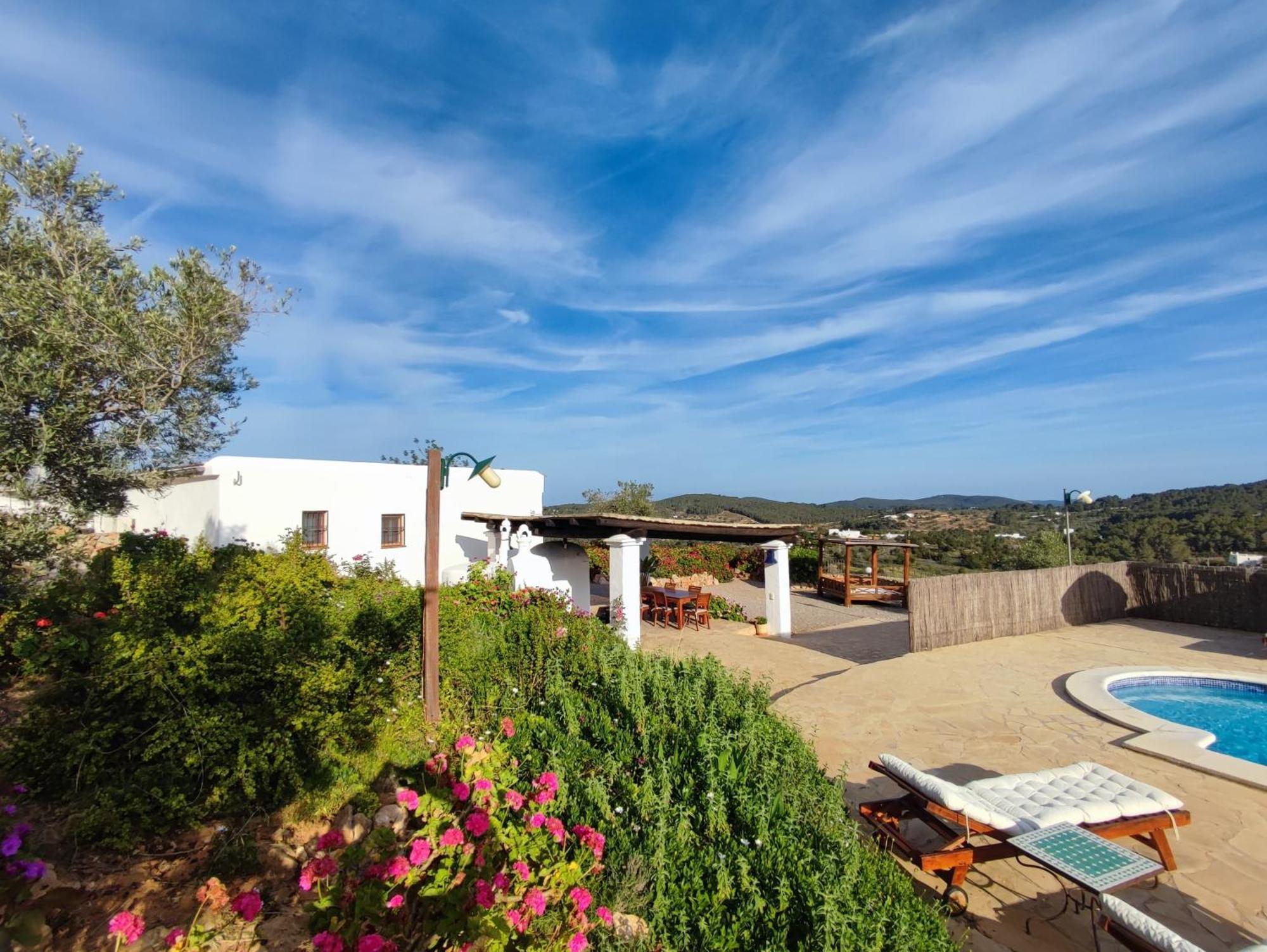 Casa Can Lluc Con Piscina, Jardin Y Vista Al Campo Sant Miquel de Balansat Extérieur photo