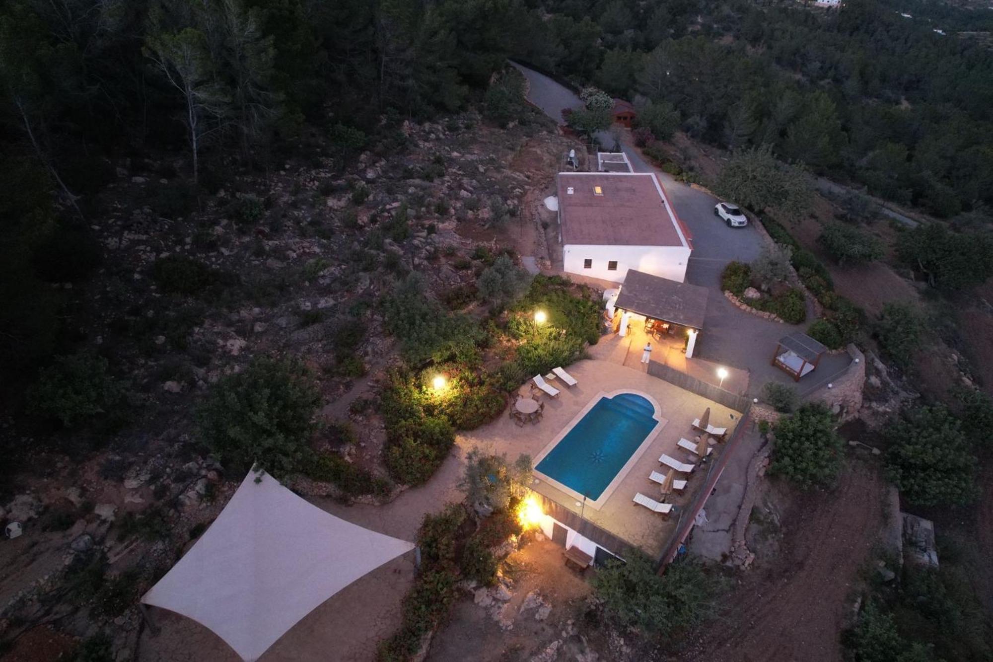 Casa Can Lluc Con Piscina, Jardin Y Vista Al Campo Sant Miquel de Balansat Extérieur photo