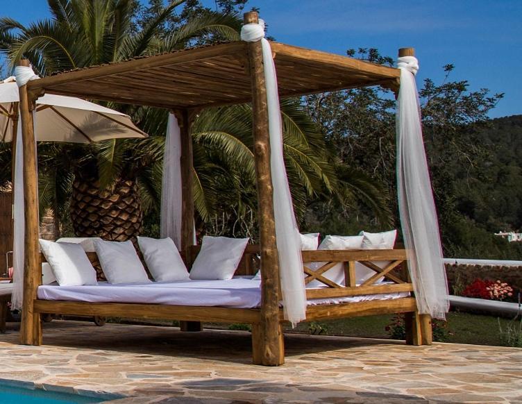 Casa Can Lluc Con Piscina, Jardin Y Vista Al Campo Sant Miquel de Balansat Extérieur photo