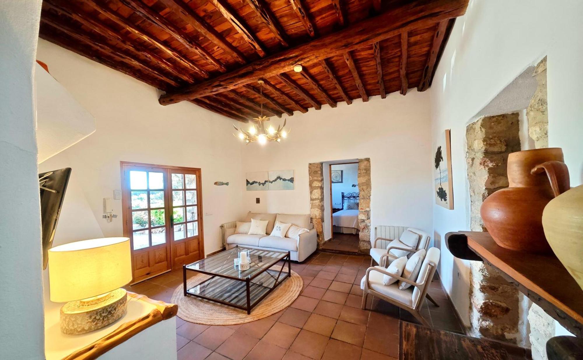 Casa Can Lluc Con Piscina, Jardin Y Vista Al Campo Sant Miquel de Balansat Extérieur photo