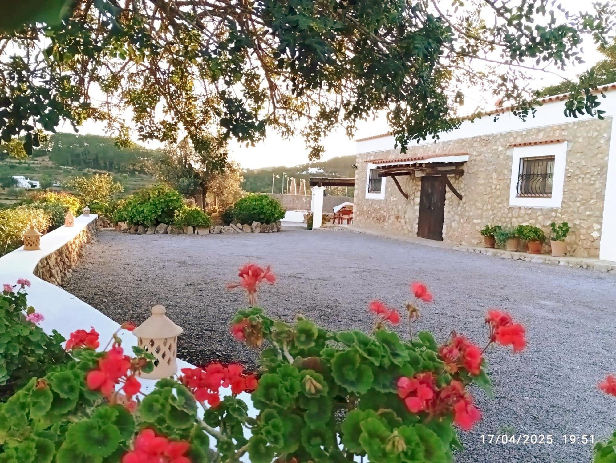 Casa Can Lluc Con Piscina, Jardin Y Vista Al Campo Sant Miquel de Balansat Extérieur photo